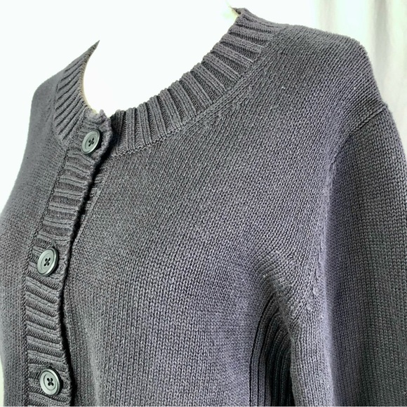 Cabela’s navy cotton sweater 3/4 Henley button front M - Picture 2 of 9